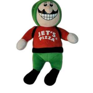 JET'S Pizza 9-inch Mascot ROCKET Man Pizza Guy Stuffed Plush